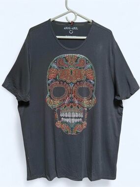 ¡Ay Güey! Men's Rhinestone Skull T-Shirt